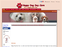 Tablet Screenshot of happydogdaycare.com.au